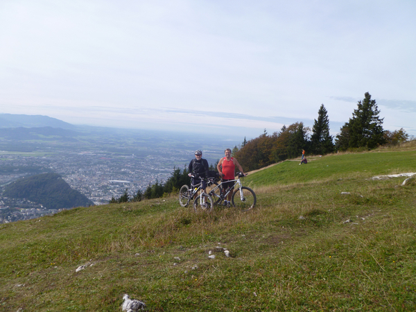 Blick runter nach Salzburg