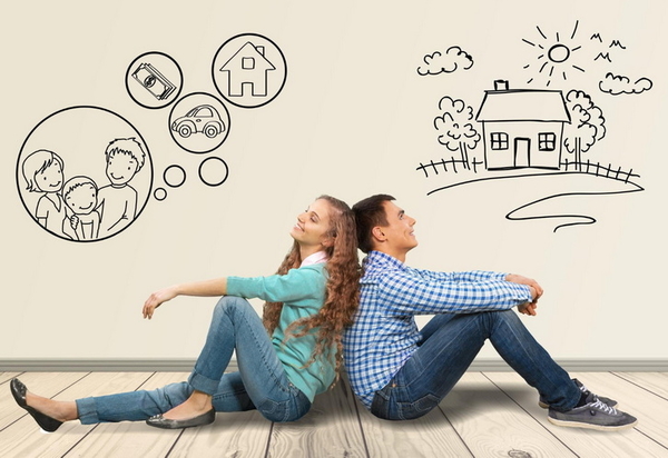 So soll es mal sein - mit vorausschauender Planung sicher in Mein-Eigenheim!